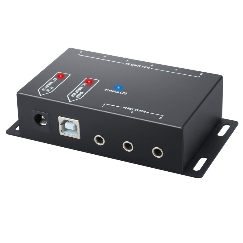 HOUSON IR Repeater A Infrarossi Con Ricevitore E Trasmettitore - Estensore Via Cavo USB Per Telecomando - Portata 137+198 Cm Per Set Top Box E Home Theater