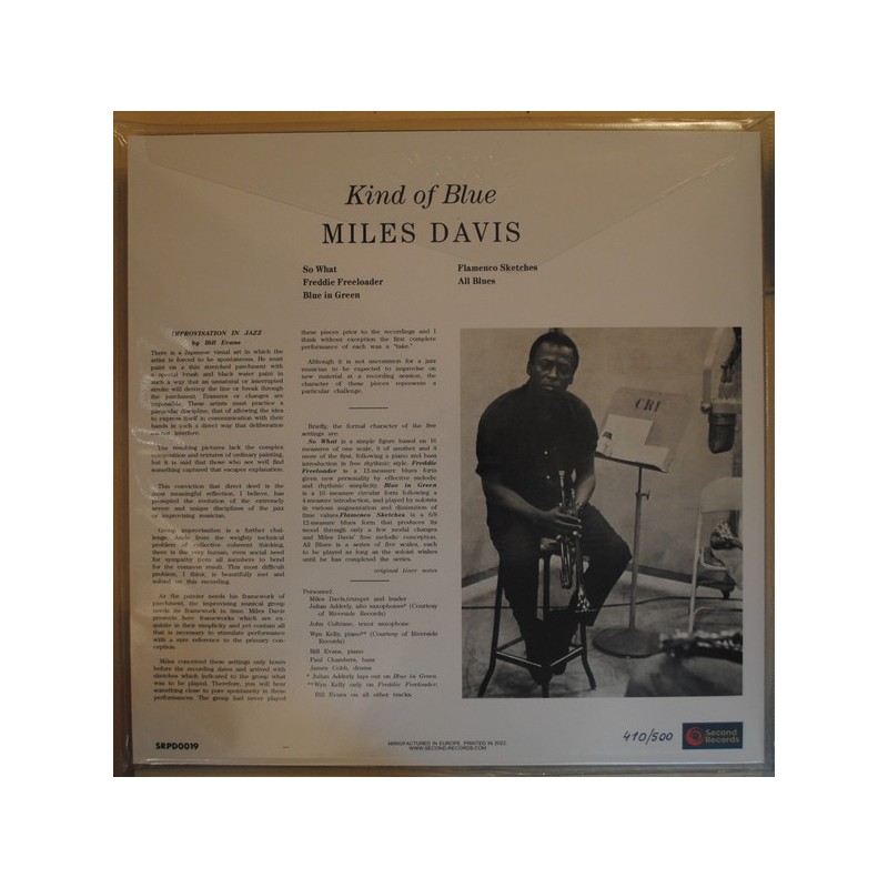 Miles Davis - Kind Of Blue (LP, 180 Gram)