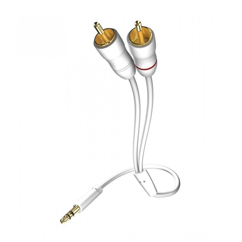 Кабель межблочный INAKUSTIK Star MP3 Audio Cable, 3.5 Phone 2RCA, 5 м